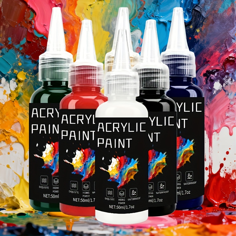 Resin Color Paste - Acrylic Paint Set 6 Colors 50ml