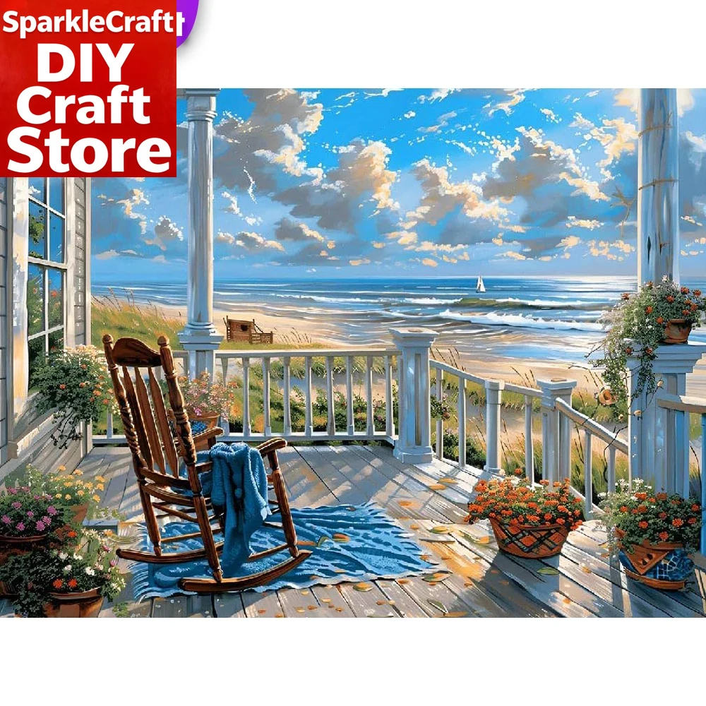 Resin Art Liquid - 1PC frameless Full Square Round Diamond