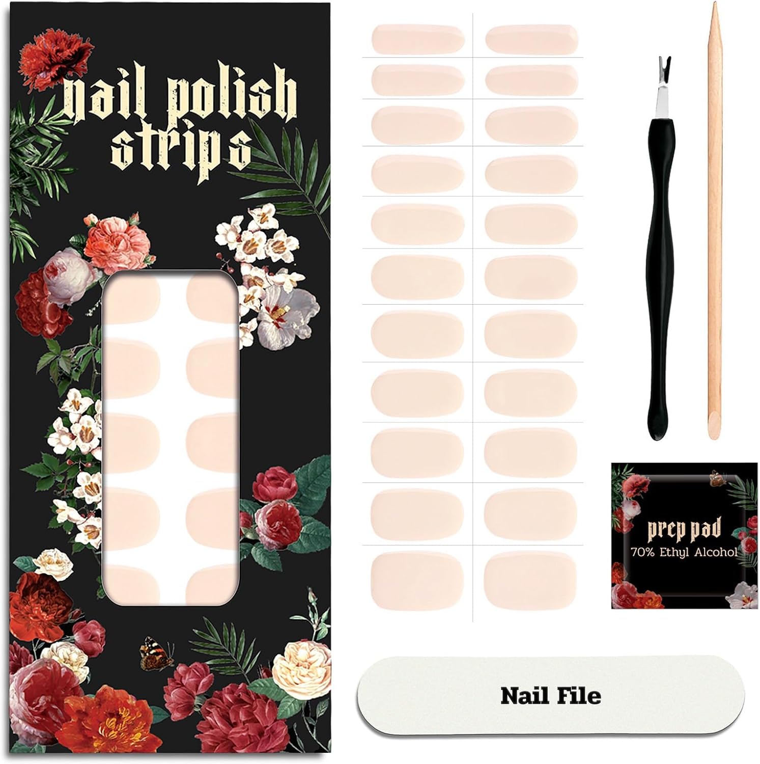 Uv Lamp Nail Resin - 22 Pcs Gel Nail Strips -