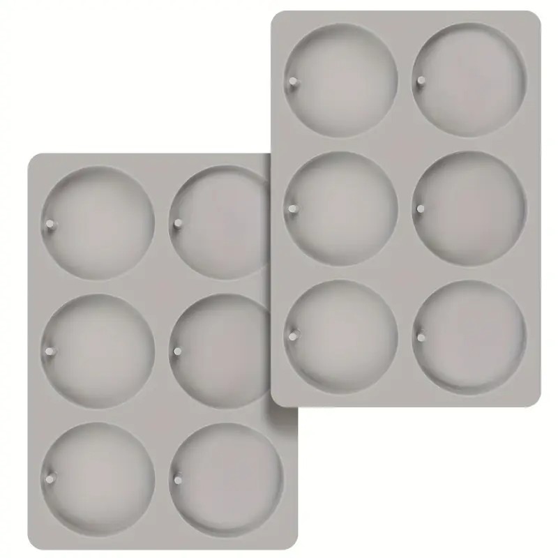 Resin Art Kit With Molds - Flat Circular Silicone Molds for Making