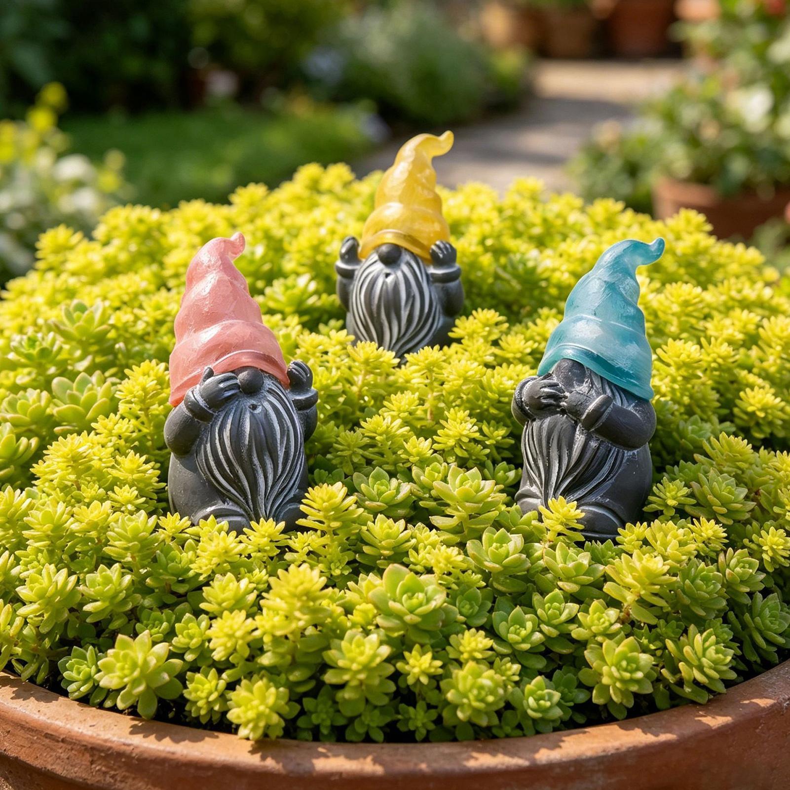 Decorative Yard Stakes 3-Piece - Resin Art With Flowers のレビューと価格