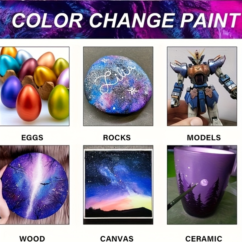 Acrylic Paint Set 6 Colors 50m - Resin Color Paste のレビューと価格