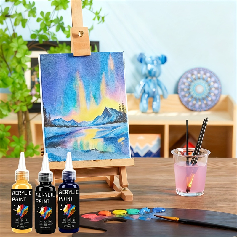 Acrylic Paint Set 6 Colors 50m - Resin Color Paste のレビューと価格
