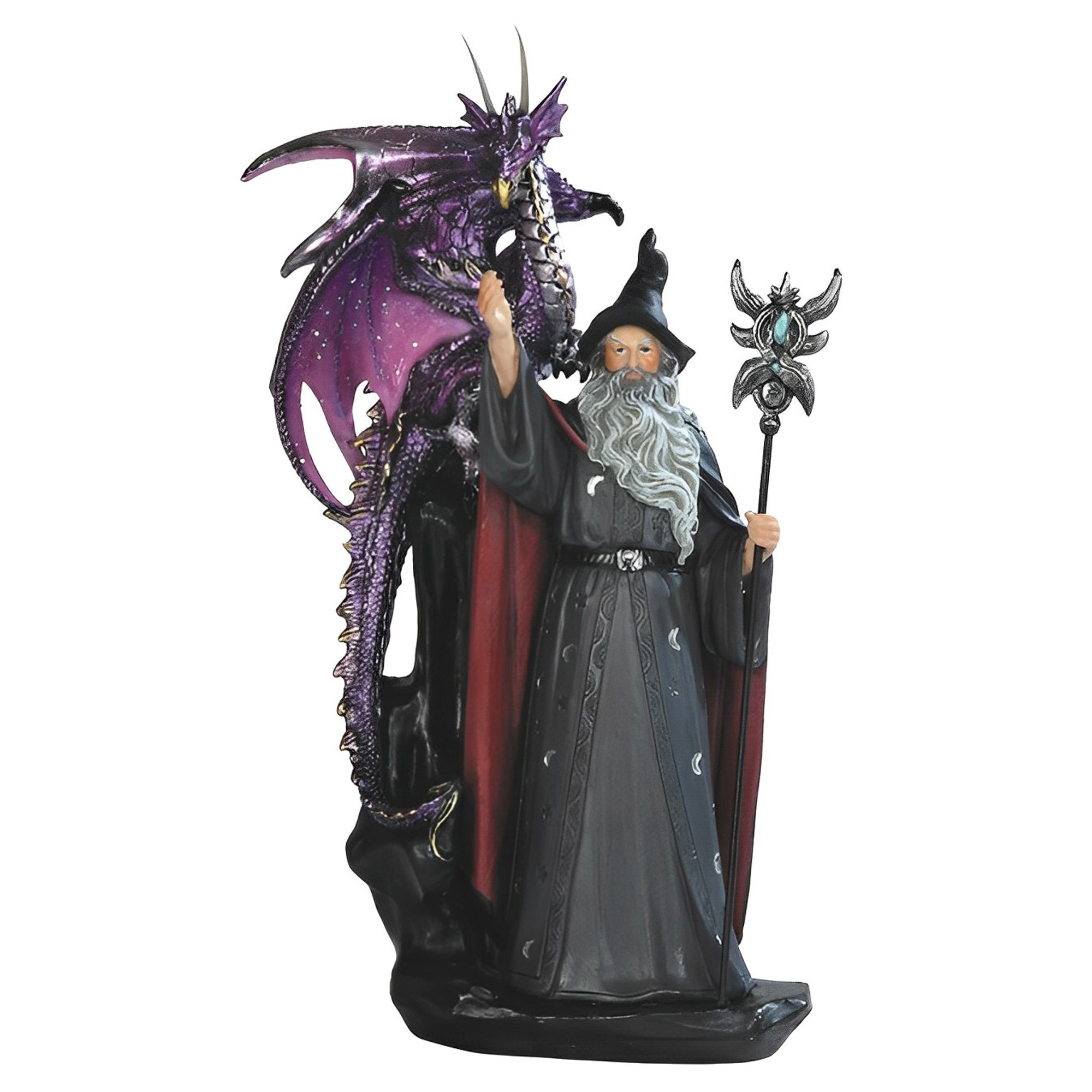 Fantasy-Themed 11-Inch Wizard  - Resin Art Decor のレビューと価格