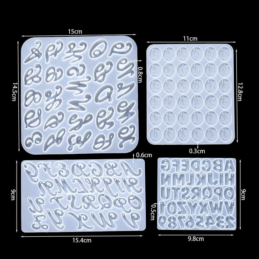 Alphabet Epoxy Resin Silicone  - Resin Art Letters のレビューと価格