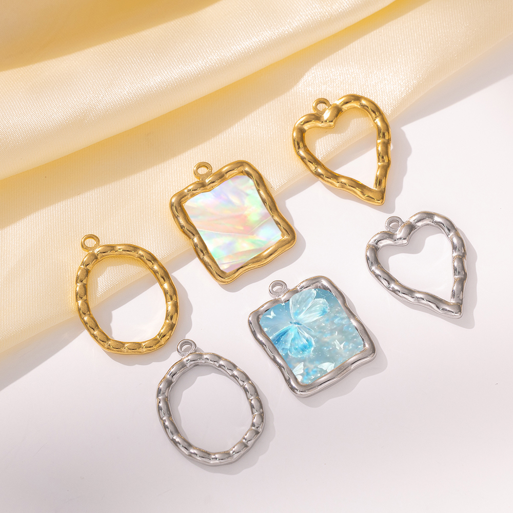 5pcs Stainless Steel Heart Rou - Resin Art Materials のレビューと価格