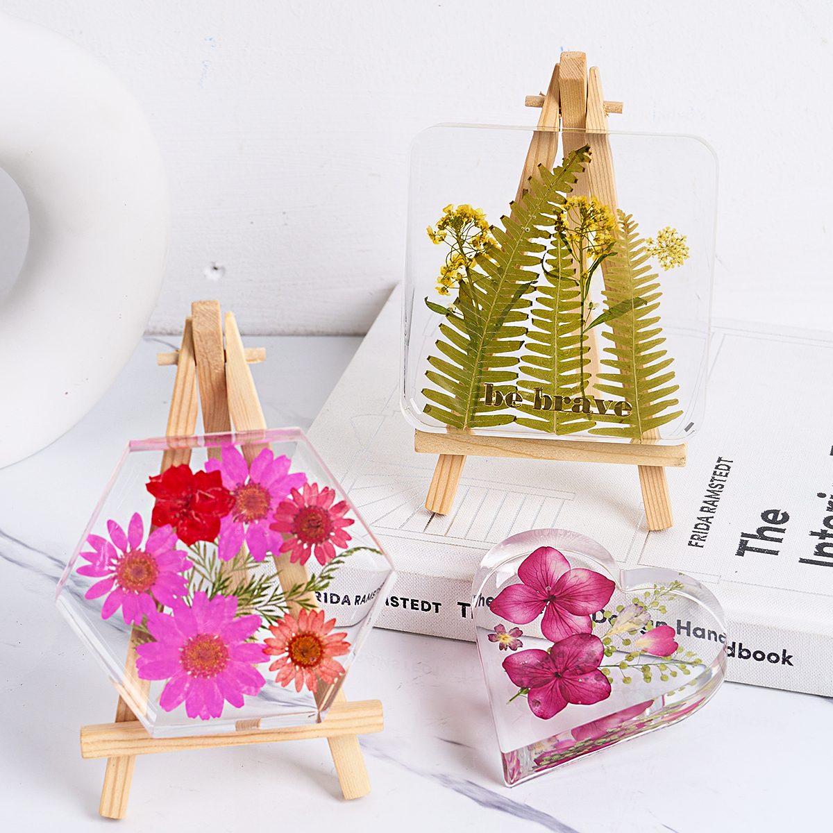 6 Holes Coaster Silicone Mold  - Resin Art Mold のレビューと価格