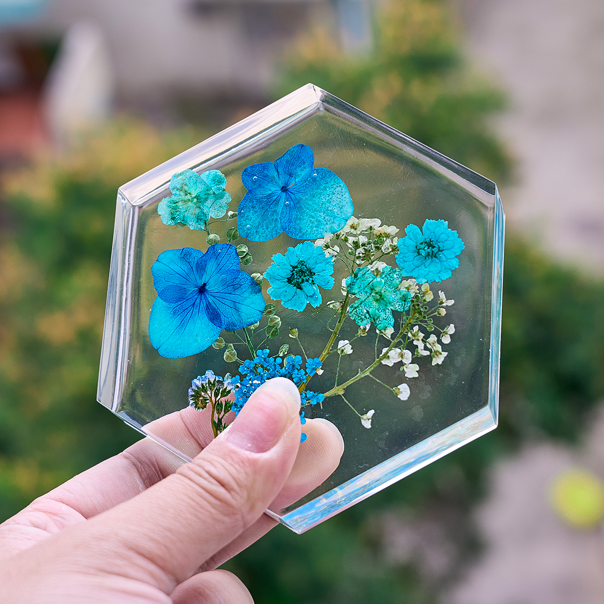 6 Holes Coaster Silicone Mold  - Resin Art Mold のレビューと価格