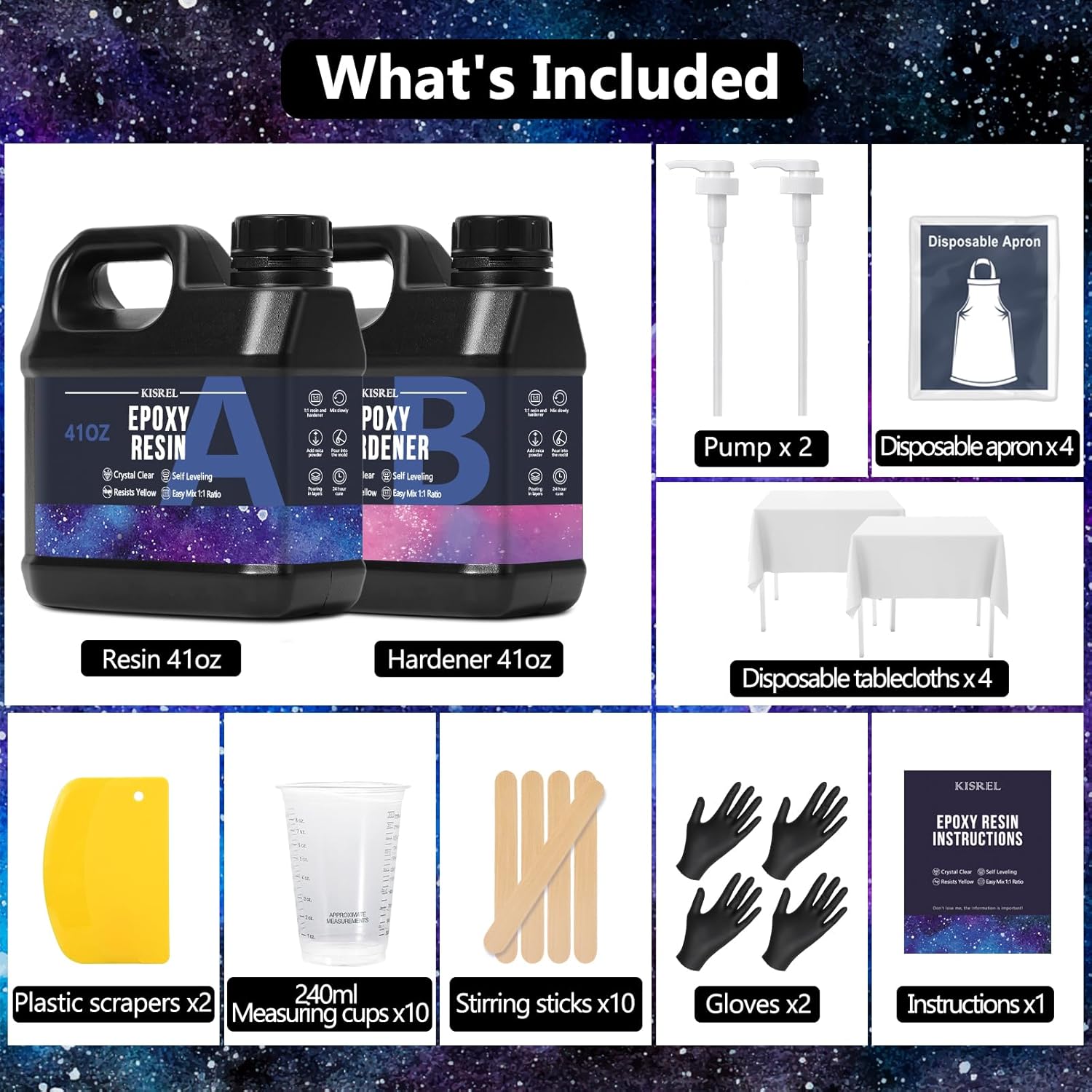 Crystal Clear Epoxy Resin Kit  - Resin Art Mold のレビューと価格