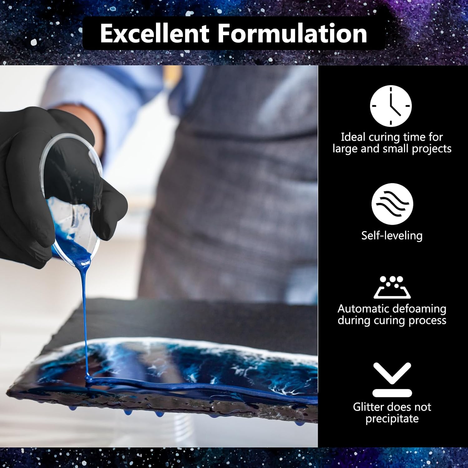 Crystal Clear Epoxy Resin Kit  - Resin Art Mold のレビューと価格