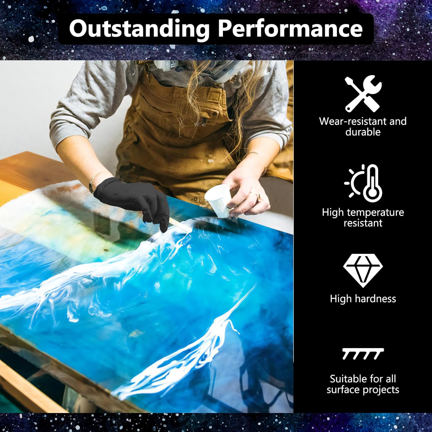 Crystal Clear Epoxy Resin Kit  - Resin Art Mold のレビューと価格