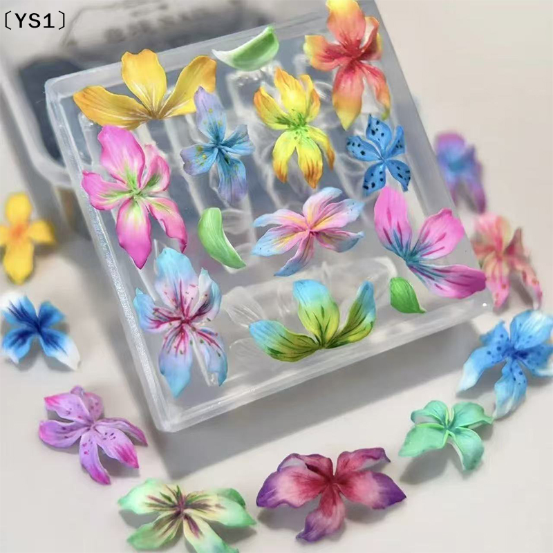 〔YS1〕3D Flowers Nail Mold DIY  - Resin Art Templates Free のレビューと価格