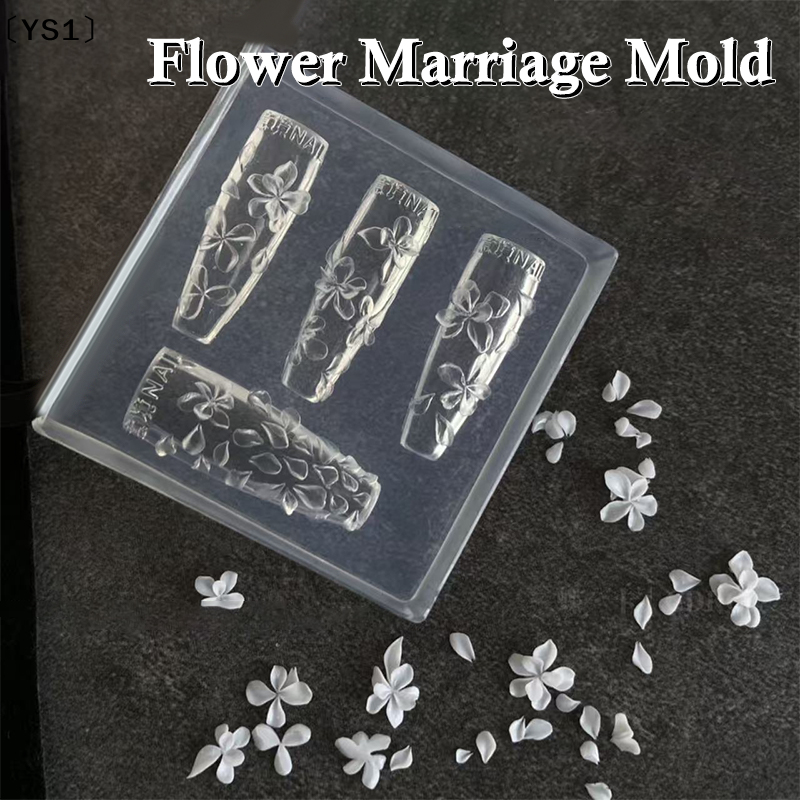 〔YS1〕3D Flowers Nail Mold DIY  - Resin Art Templates Free のレビューと価格