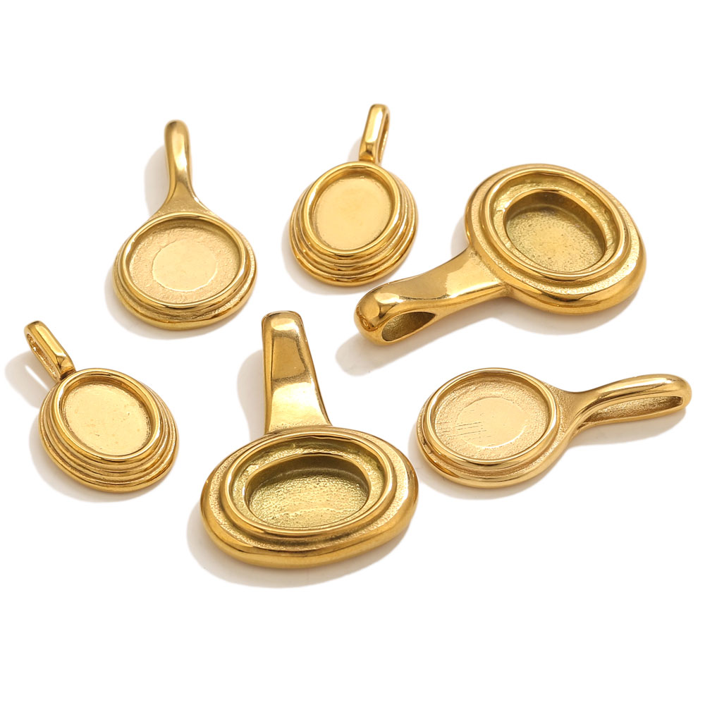 5pcs Stainless Steel Round Ova - Resin Art Materials のレビューと価格