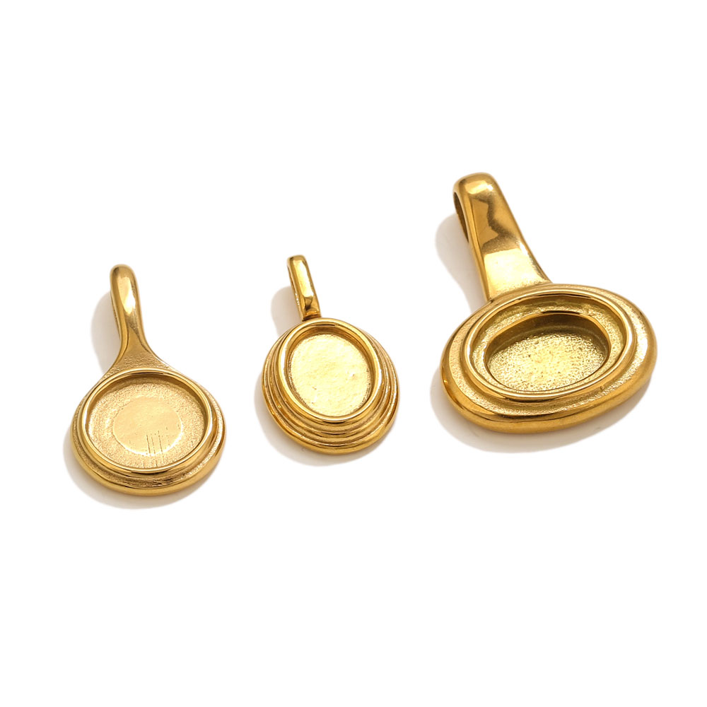 5pcs Stainless Steel Round Ova - Resin Art Materials のレビューと価格