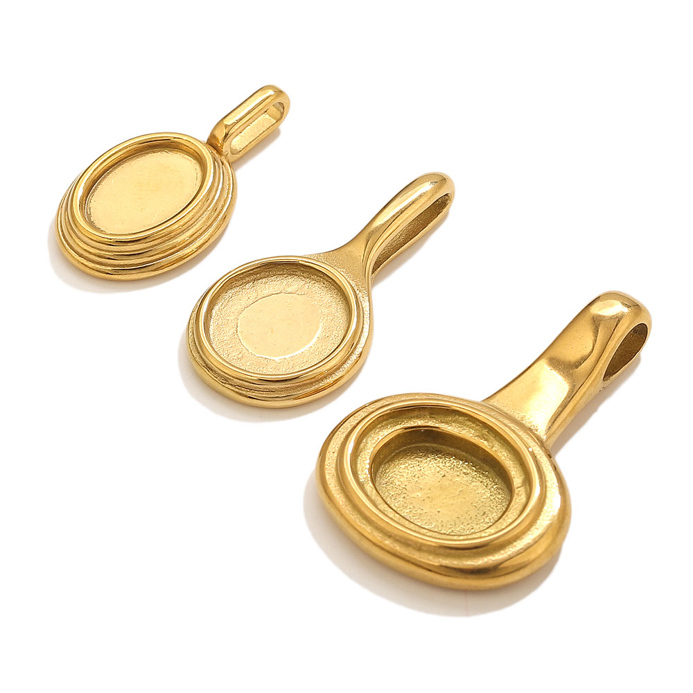 5pcs Stainless Steel Round Ova - Resin Art Materials のレビューと価格