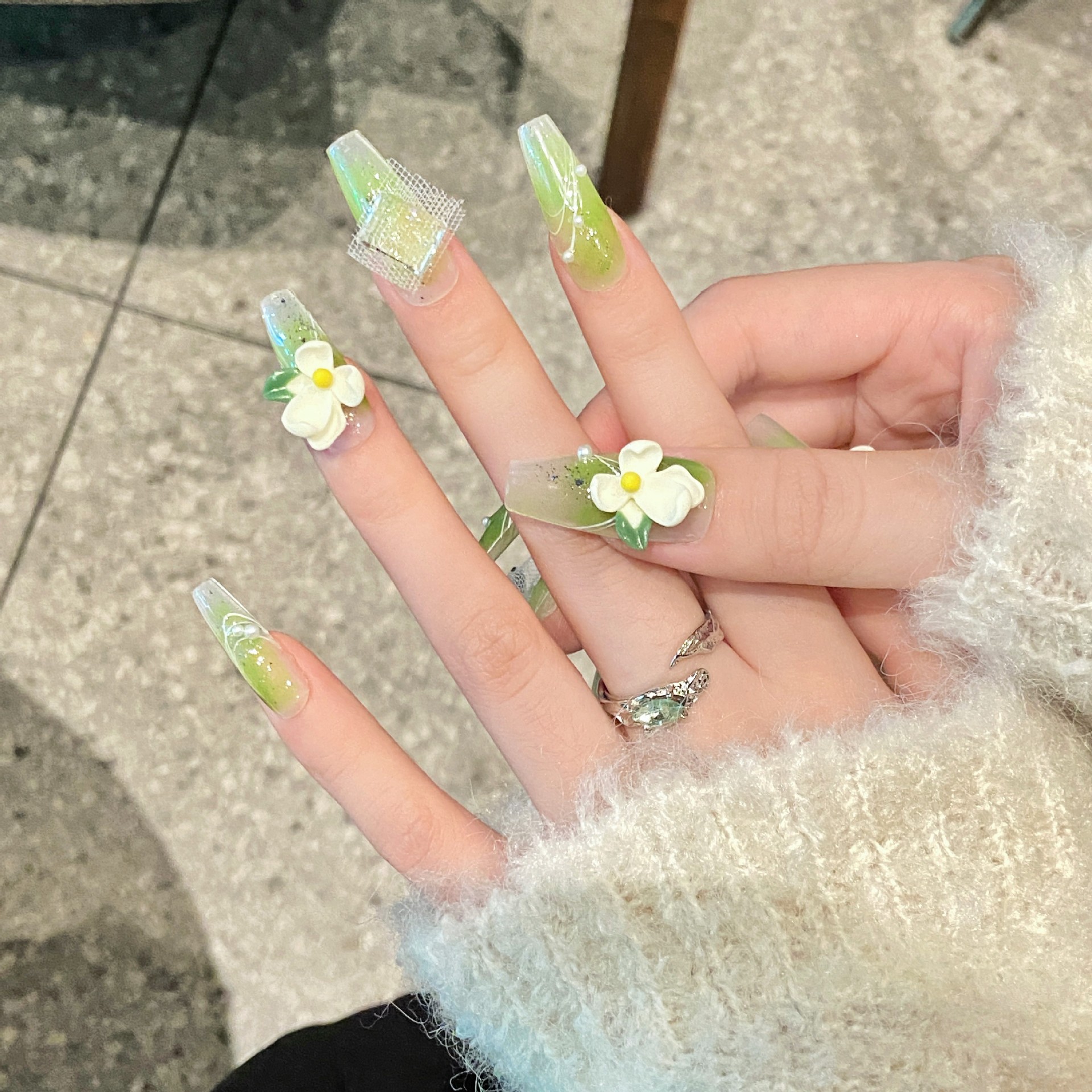 10pcs Pure Hand-Pressed Ultra- - Resin Art With Flowers のレビューと価格