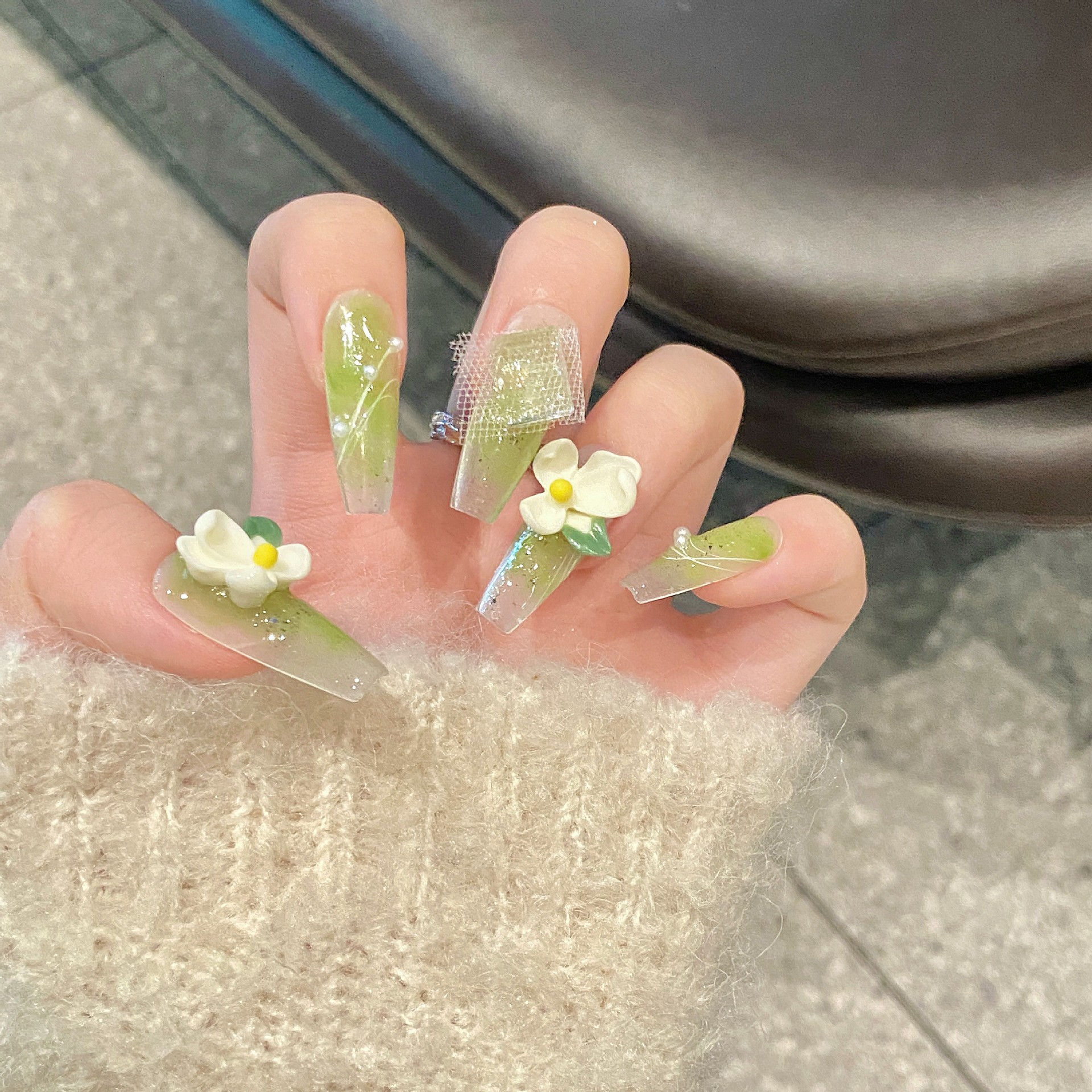 10pcs Pure Hand-Pressed Ultra- - Resin Art With Flowers のレビューと価格