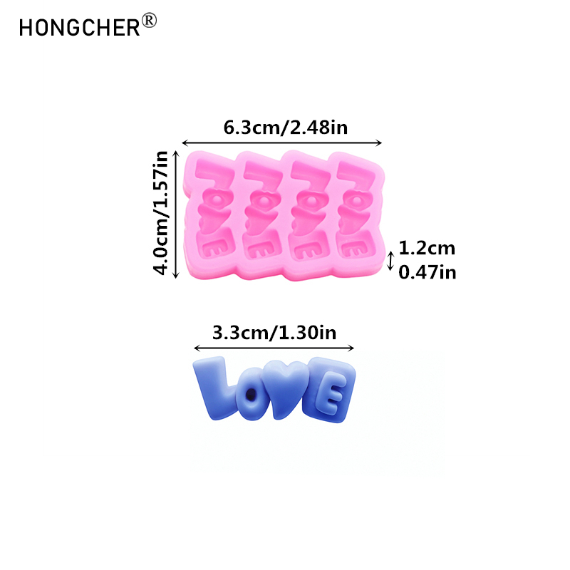 LOVE letters silicone mold diy - Resin Art Letters のレビューと価格
