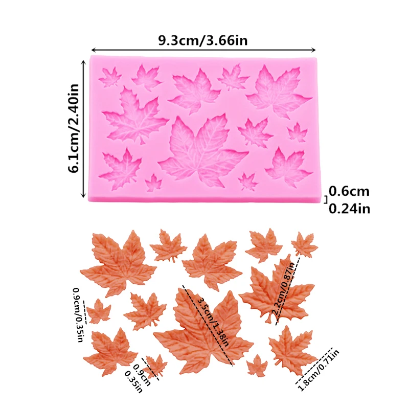 Gj-61 DIY leaf maple leaf sili - Resin Art Mold のレビューと価格