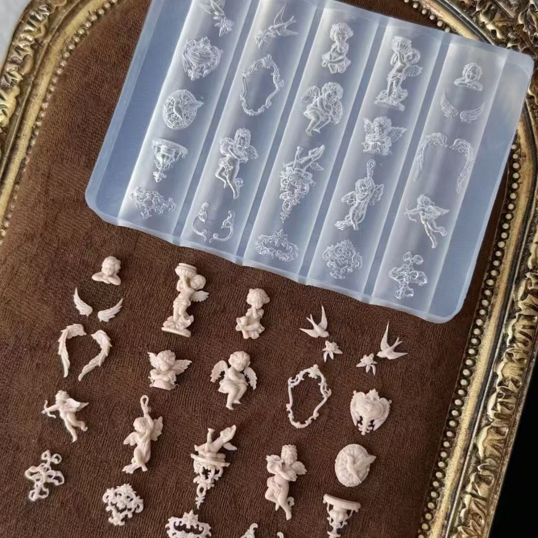 High-Quality Silicone Nail Art - Resin Art Templates Free のレビューと価格