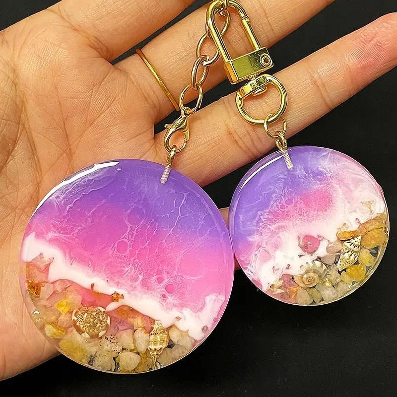 1.25-2 inch Circle Grip Round  - Resin Art Kit With Molds のレビューと価格