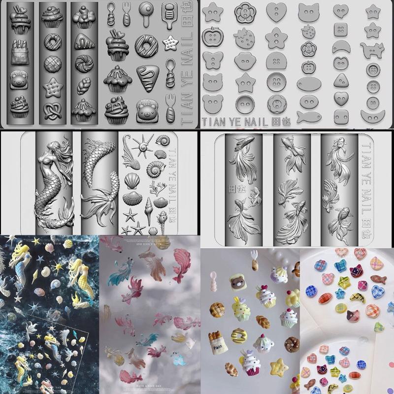【xxx】Silicone Nail Ocean Merma - Resin Art Templates Free のレビューと価格