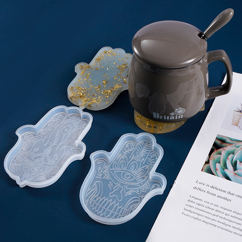 1 Pcs DIY Coaster Hand of Fati - Resin Art Mold のレビューと価格