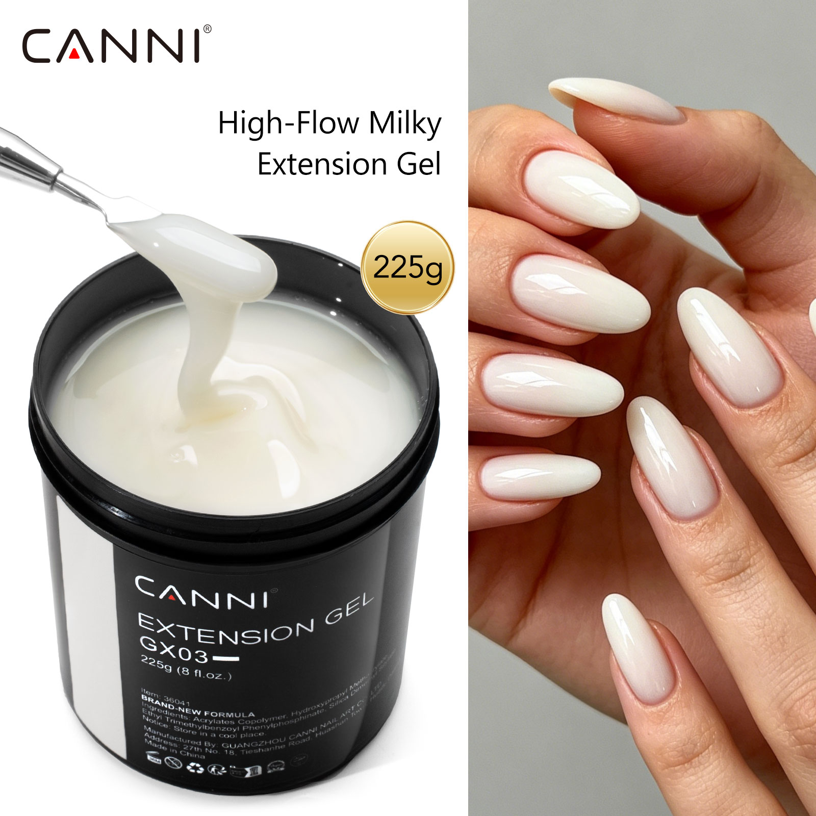 CANNI 225g Refillment Camoufla - Uv Lamp Nail Resin のレビューと価格