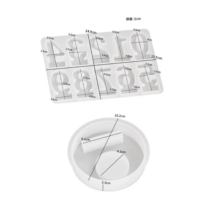 2pc Birthday Cake Silicones Mo - Resin Art Mold のレビューと価格