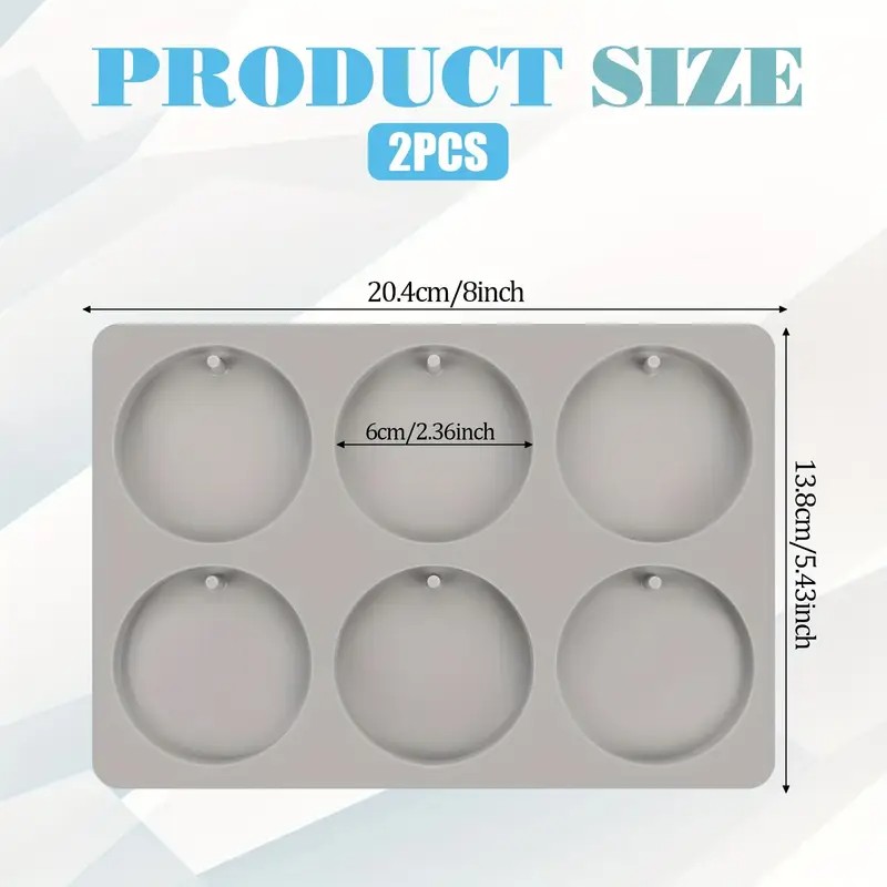 Flat Circular Silicone Molds f - Resin Art Kit With Molds のレビューと価格