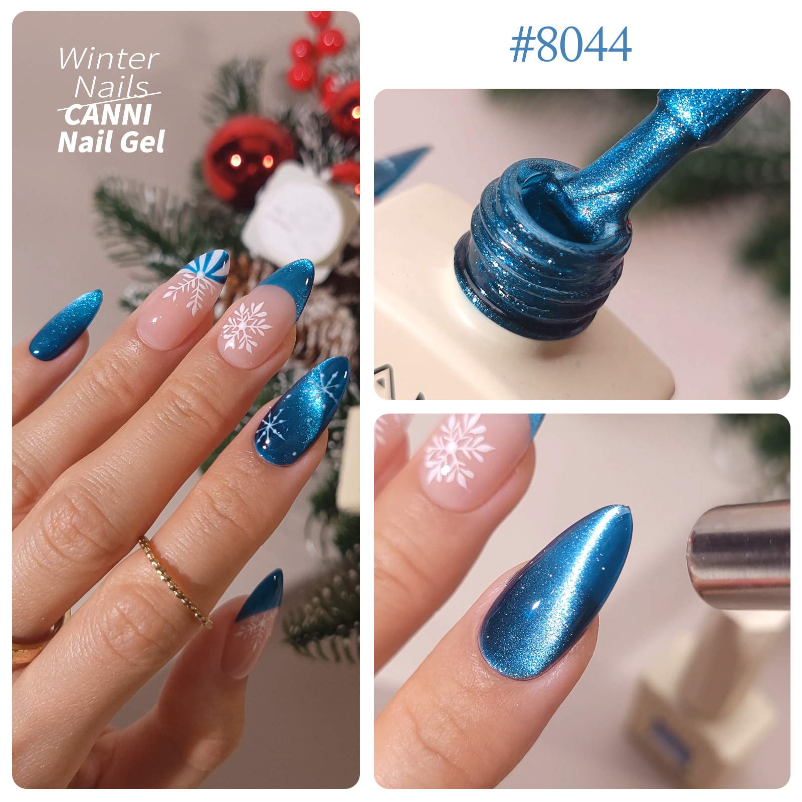 8pcs/kit 9ML CANNI Cat Eye Gel - Uv Lamp Nail Resin のレビューと価格