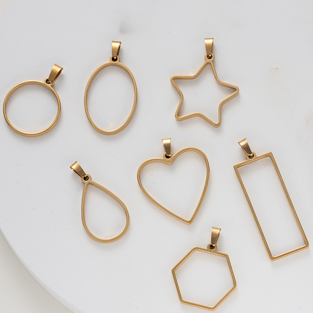 5pcs Stainless Steel Open Back - Resin Art Kit With Molds のレビューと価格