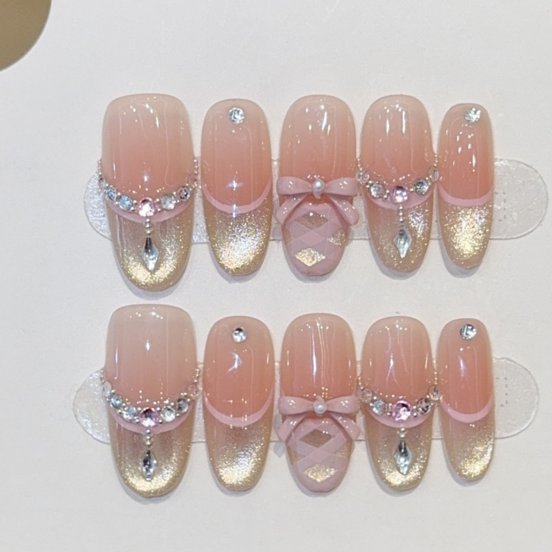 10pcs French Cat's Eye Handmad - Resin Art With Flowers のレビューと価格
