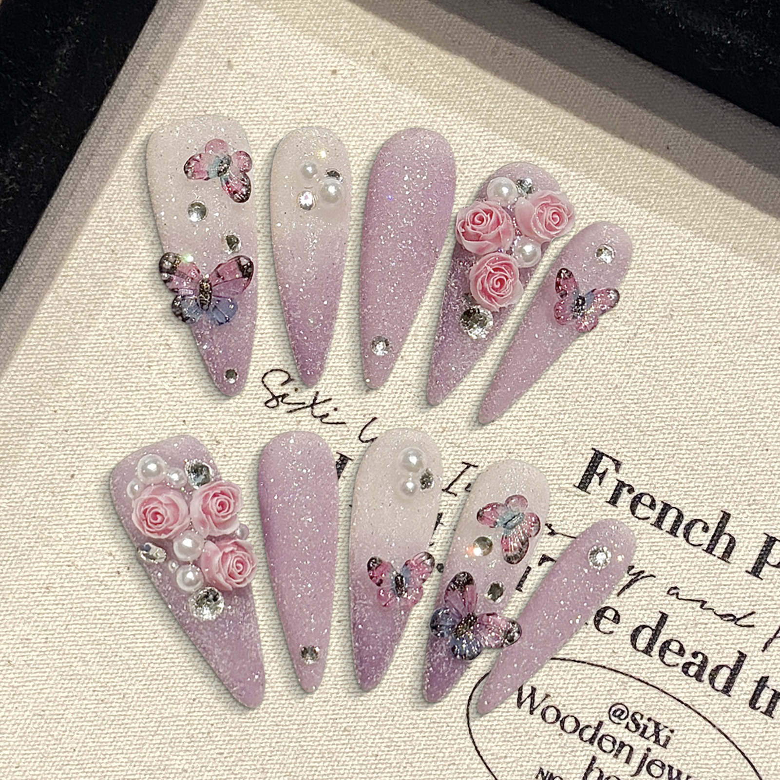 10pcs Long Stiletto Handmade F - Resin Art Materials のレビューと価格