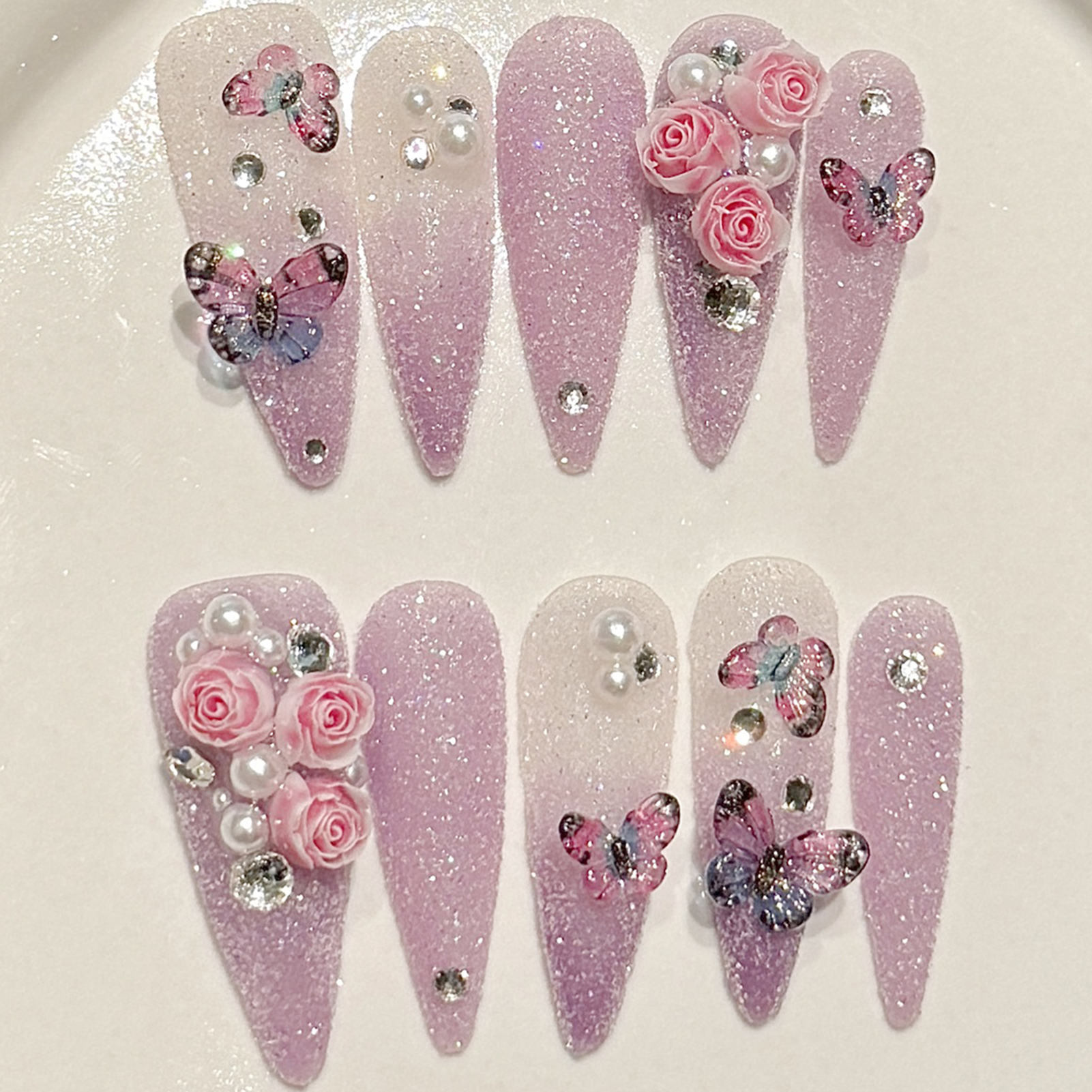 10pcs Long Stiletto Handmade F - Resin Art Materials のレビューと価格