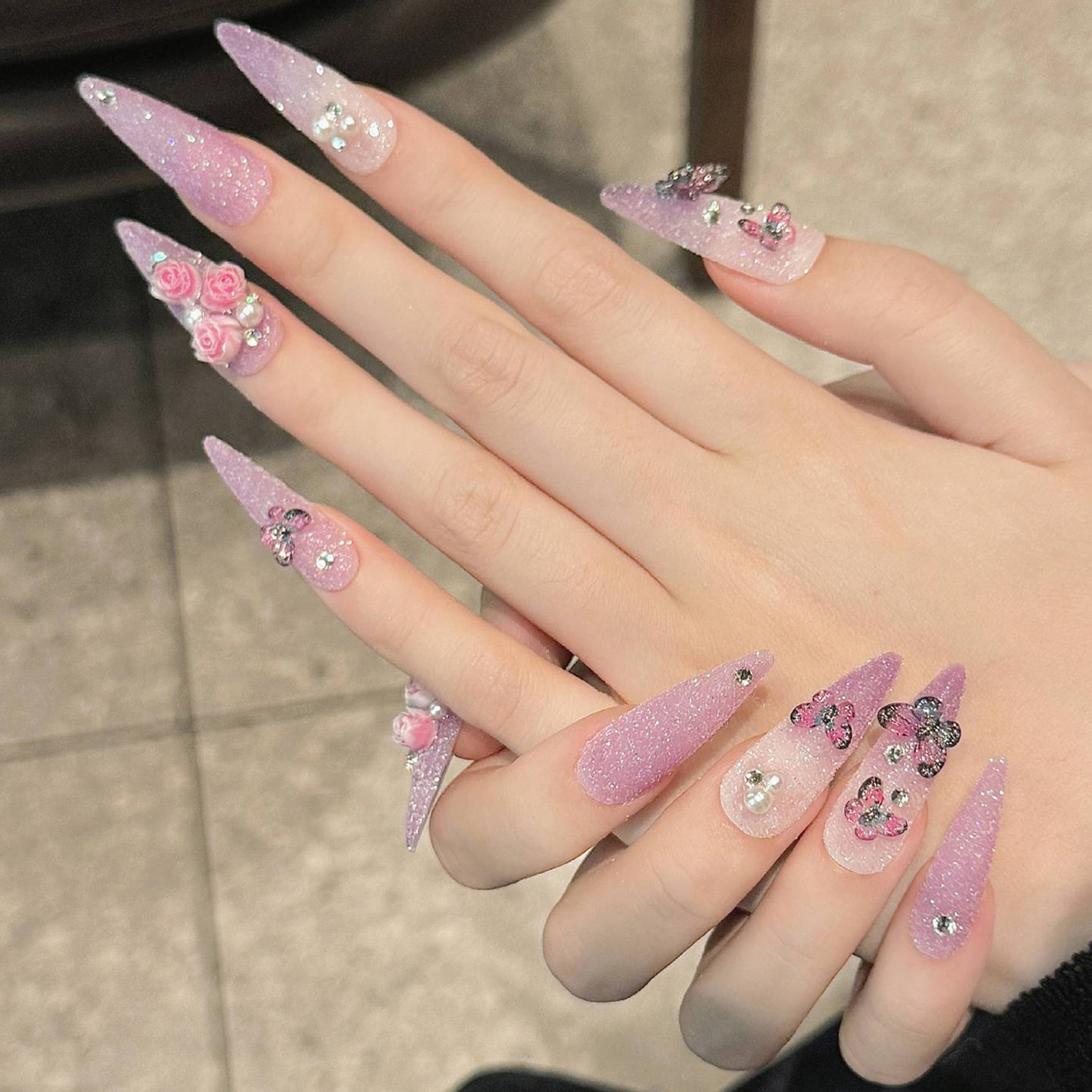 10pcs Long Stiletto Handmade F - Resin Art Materials のレビューと価格