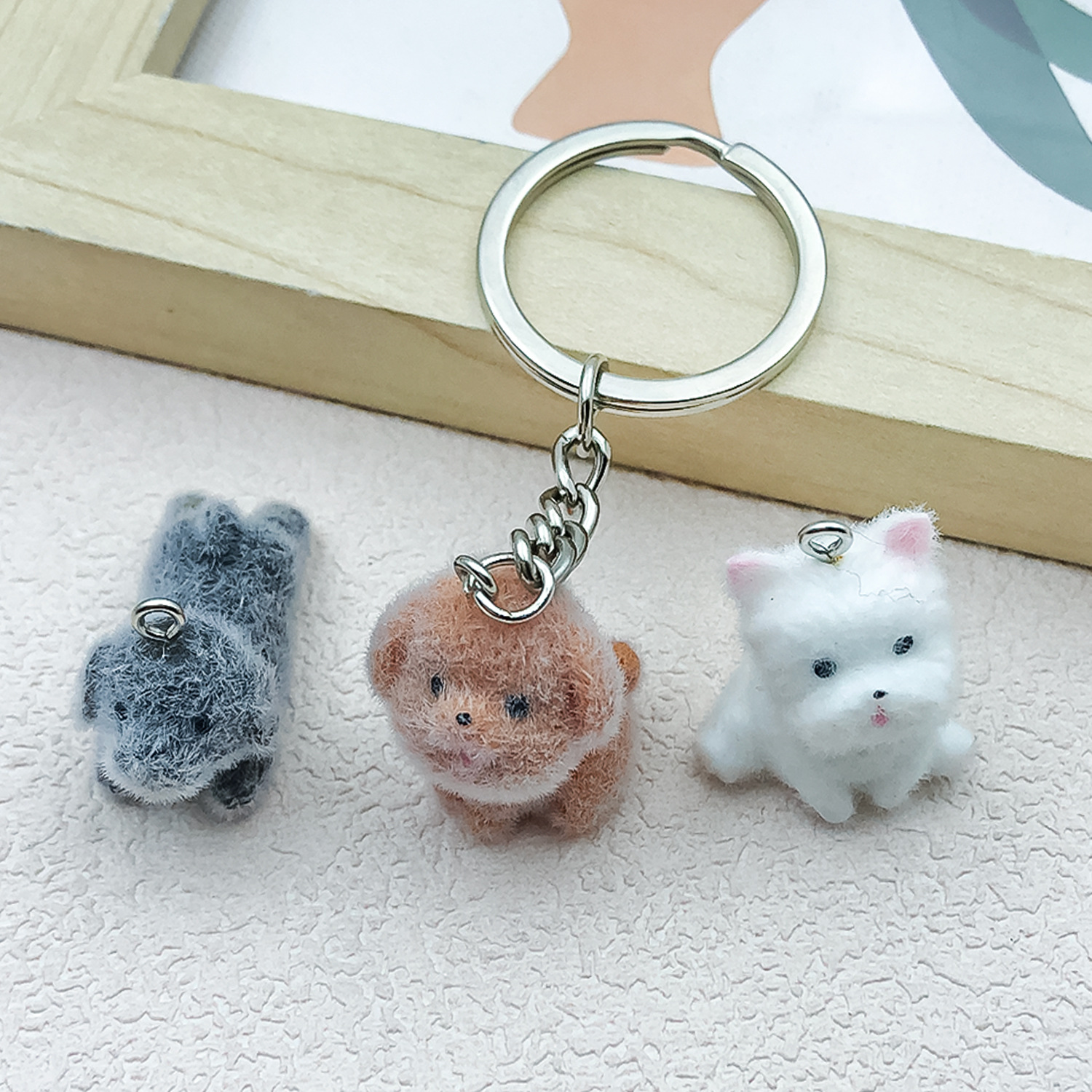 5pcs&1pc Flocked Resin Animal  - Resin Art Materials のレビューと価格