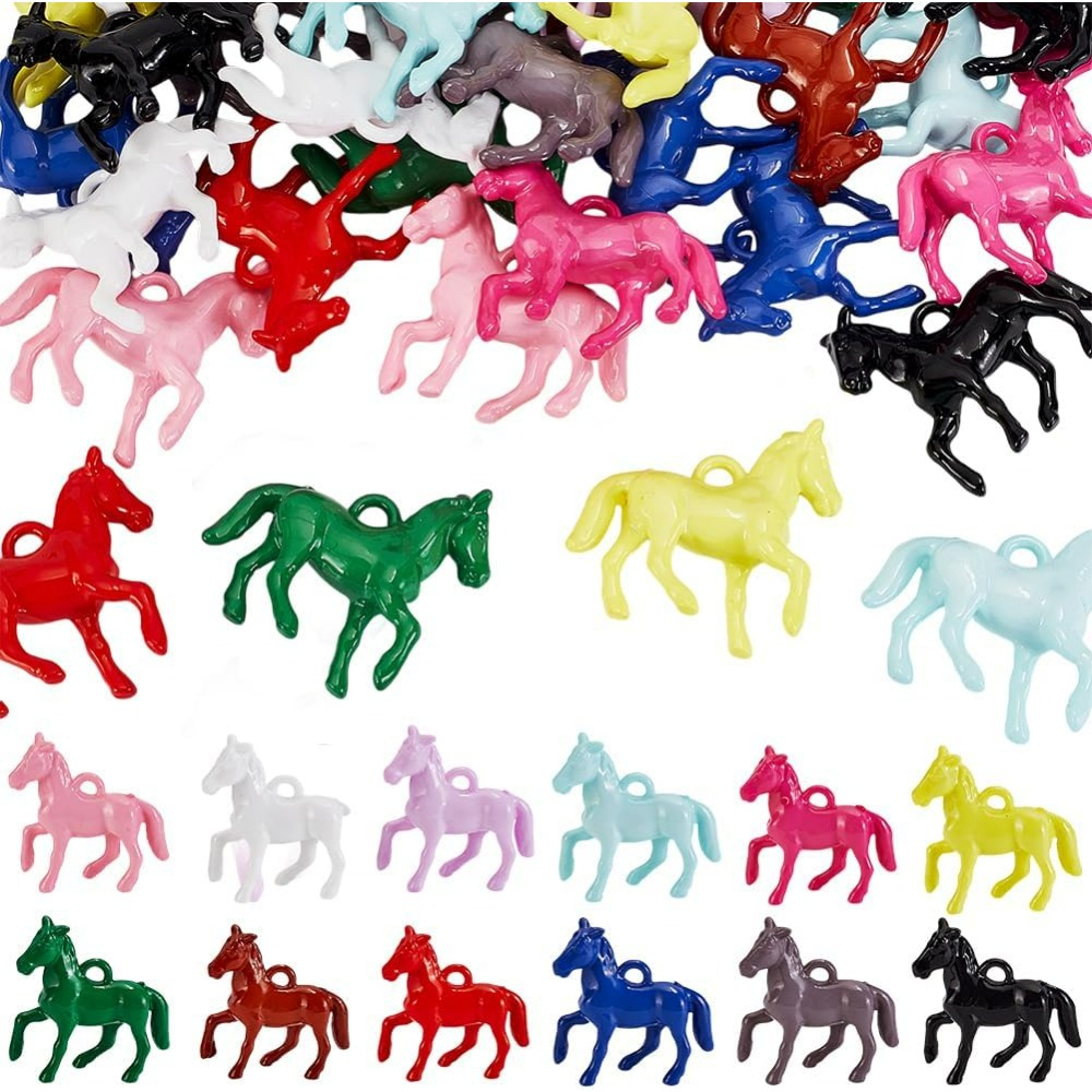48pcs Opaque Acrylic Pendants  - Resin Art Liquid のレビューと価格
