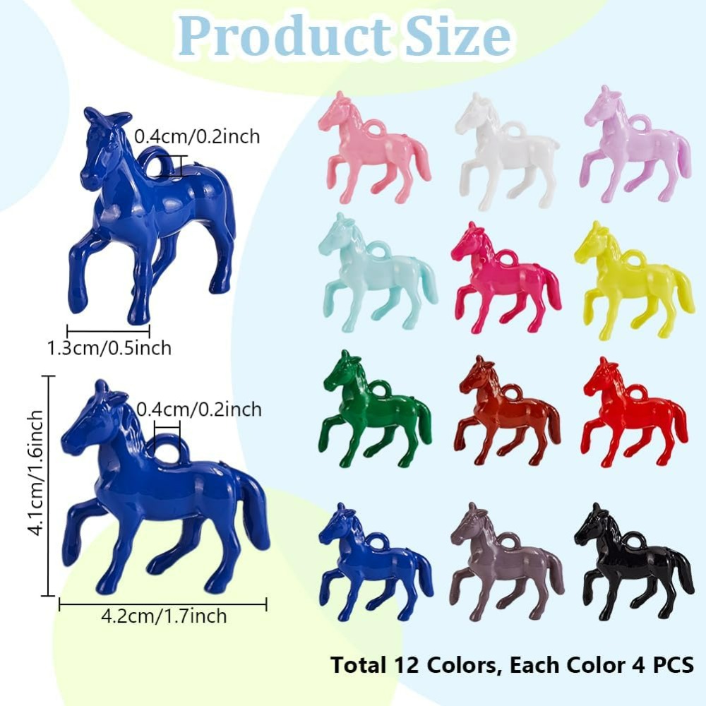 48pcs Opaque Acrylic Pendants  - Resin Art Liquid のレビューと価格
