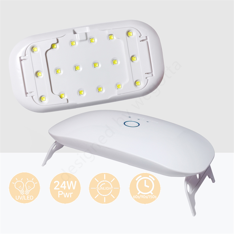 24W USB Rechargeable UV LED La - Uv Lamp Nail Resin のレビューと価格