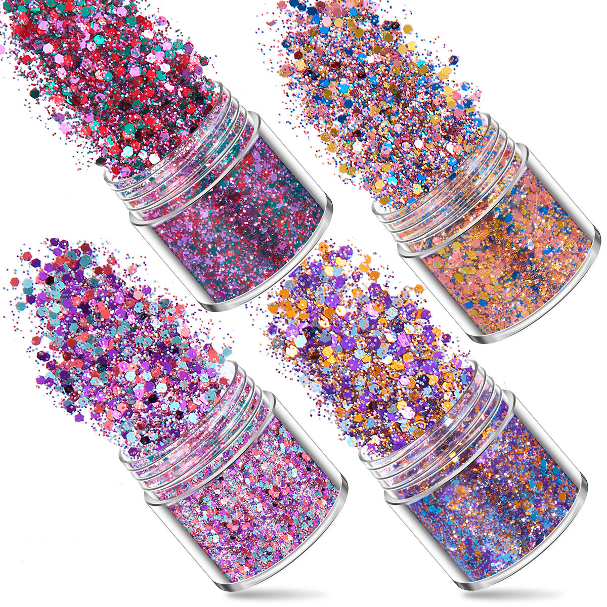 SNASAN 4Pcs Color Superfine Gl - Resin Color Paste のレビューと価格