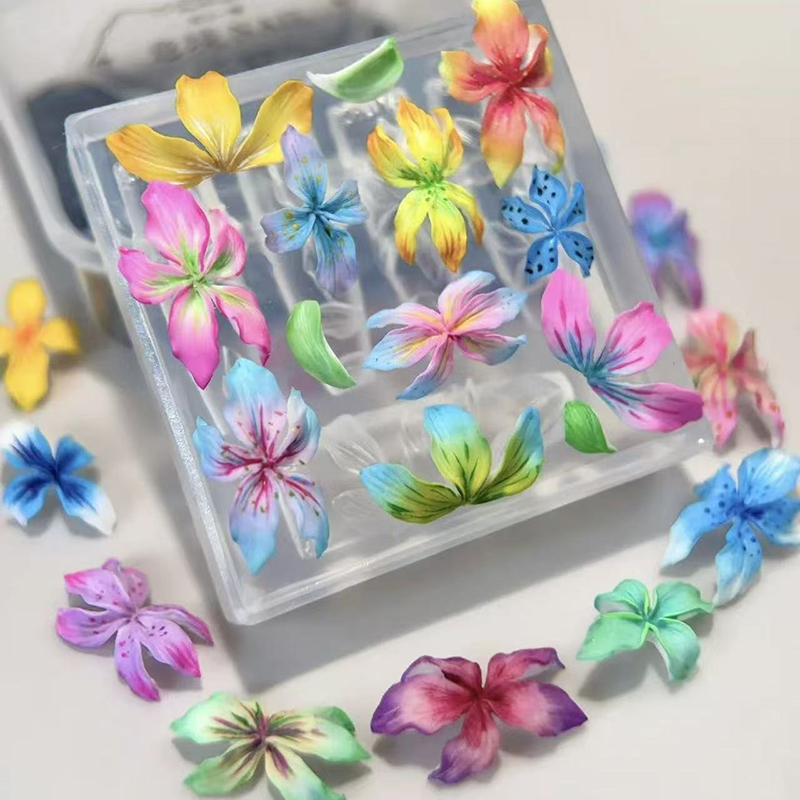 Z. 3D Flowers Nail Mold DIY Si - Resin Art Templates Free のレビューと価格