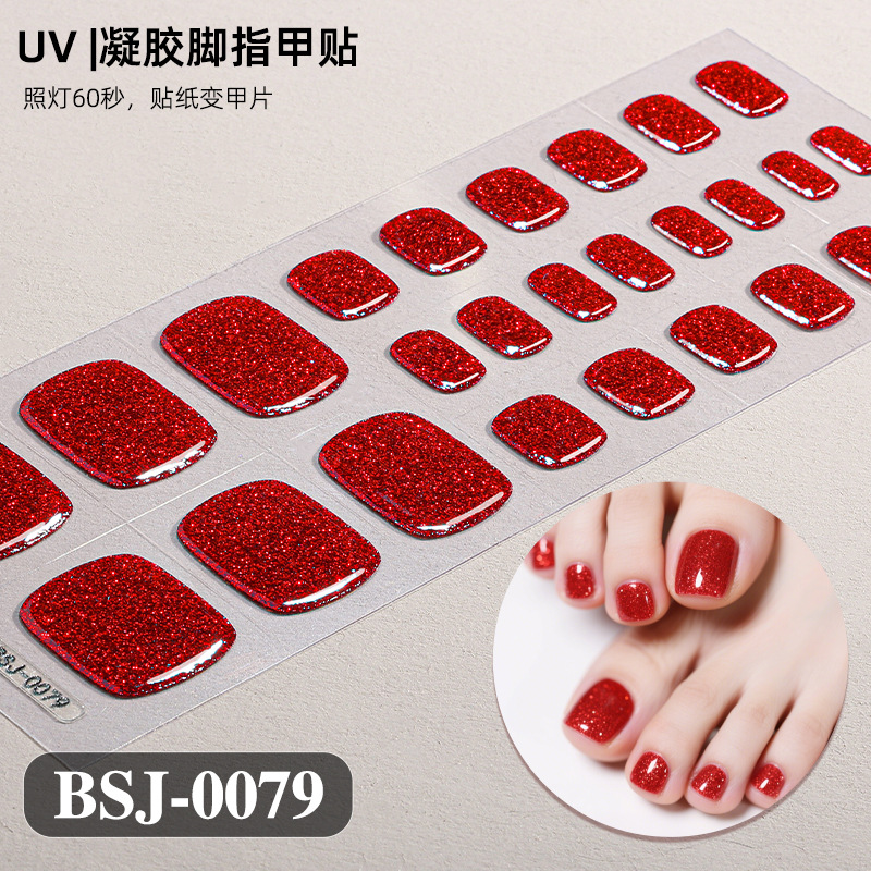 Toe Gel Nail Sticker Hardens w - Uv Lamp Nail Resin のレビューと価格