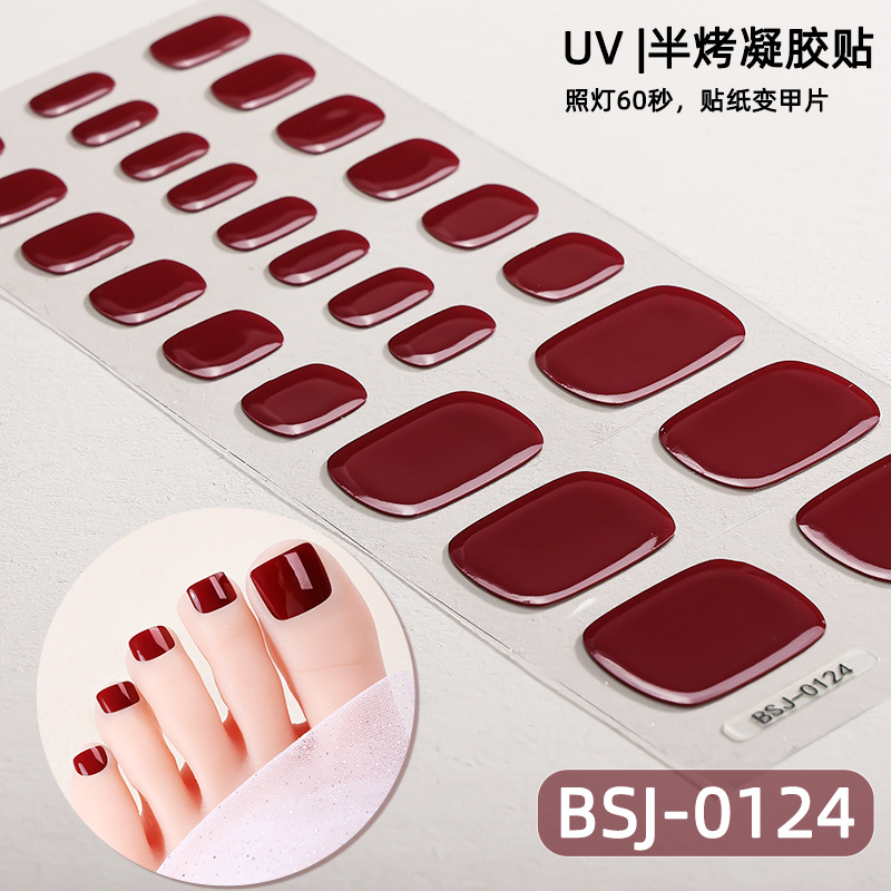 Toe Gel Nail Sticker Hardens w - Uv Lamp Nail Resin のレビューと価格
