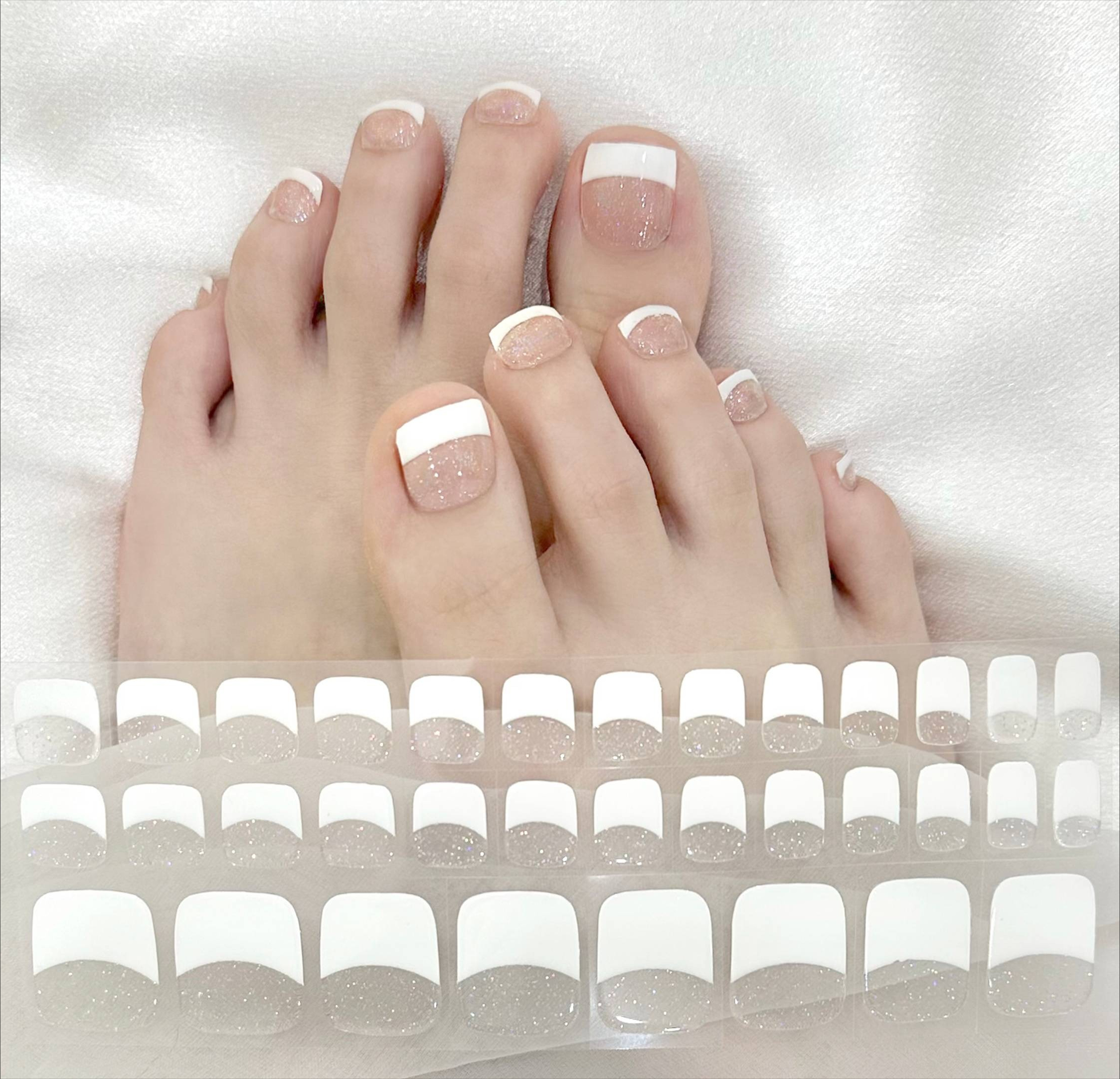 Toe Gel Nail Sticker Hardens w - Uv Lamp Nail Resin のレビューと価格