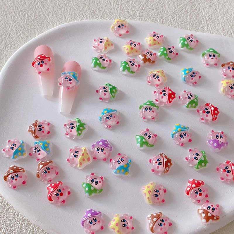 2/10/20pcs Kirby Nail Charms 3 - Resin Art Decor のレビューと価格