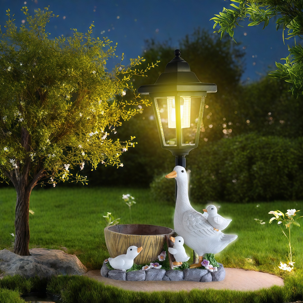Solar Duck Night Light Garden  - Resin Art Materials のレビューと価格