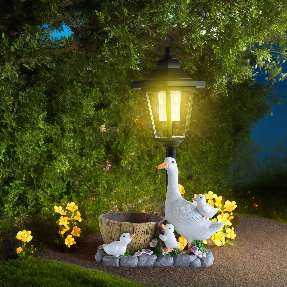 Solar Duck Night Light Garden  - Resin Art Materials のレビューと価格