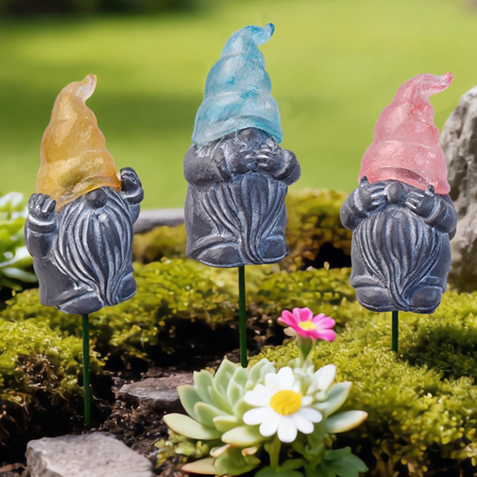Decorative Garden Stakes 3-Pie - Resin Art With Flowers のレビューと価格